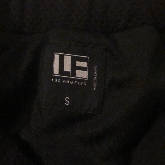 🖤LF black sweatshirt sweat skirt w side tape🖤 - Picture 5 of 7